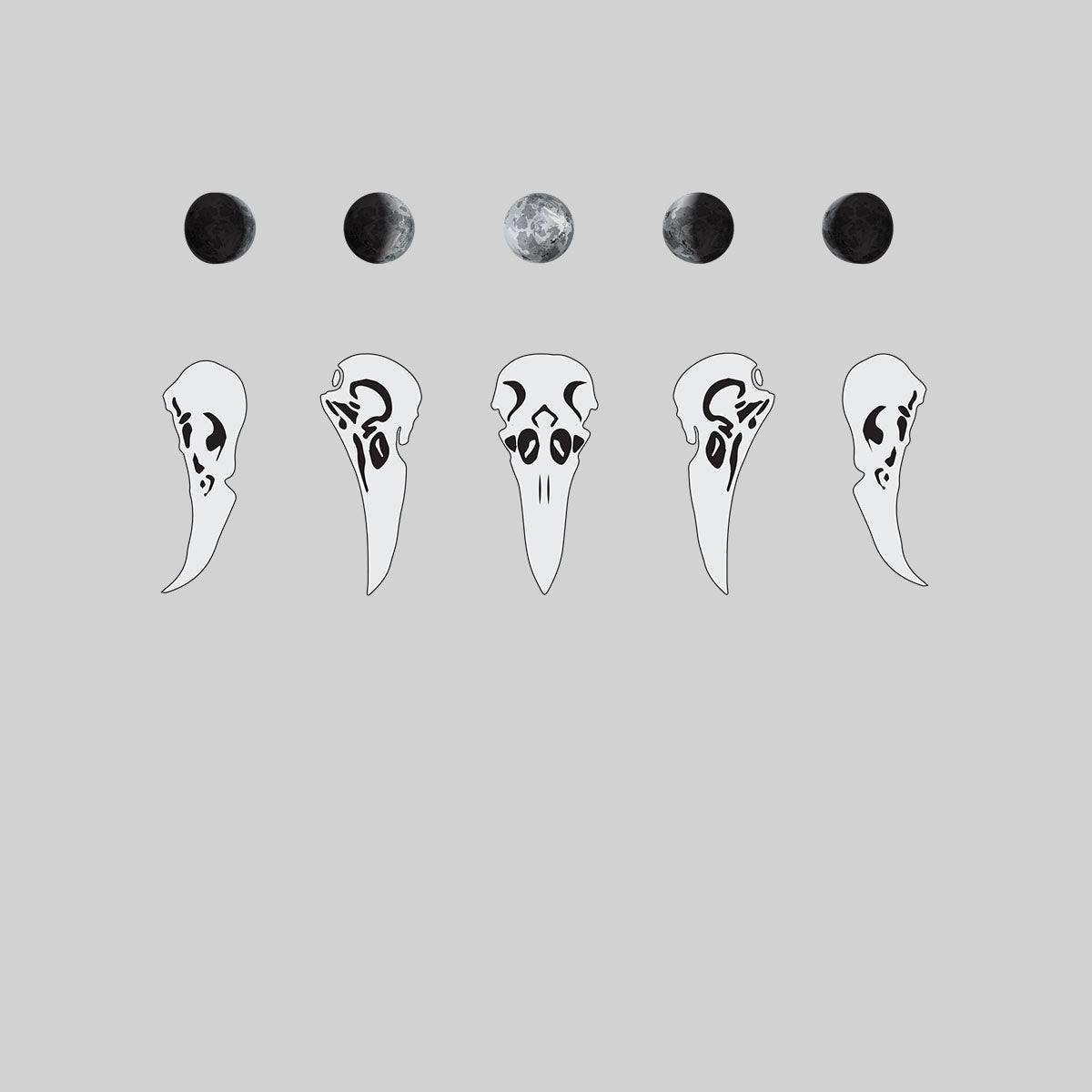 Phases of Khonshu Moon Knight T-shirt Crusader Marvel Tees for Kids - Kuzi Tees