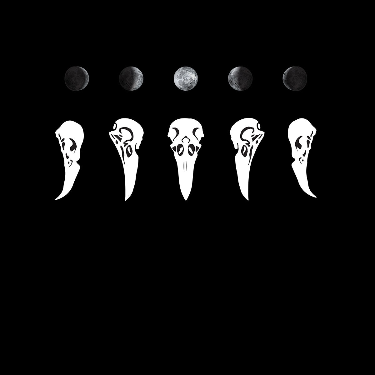 Phases of Khonshu Moon Knight T-shirt Crusader Marvel TV series - Kuzi Tees