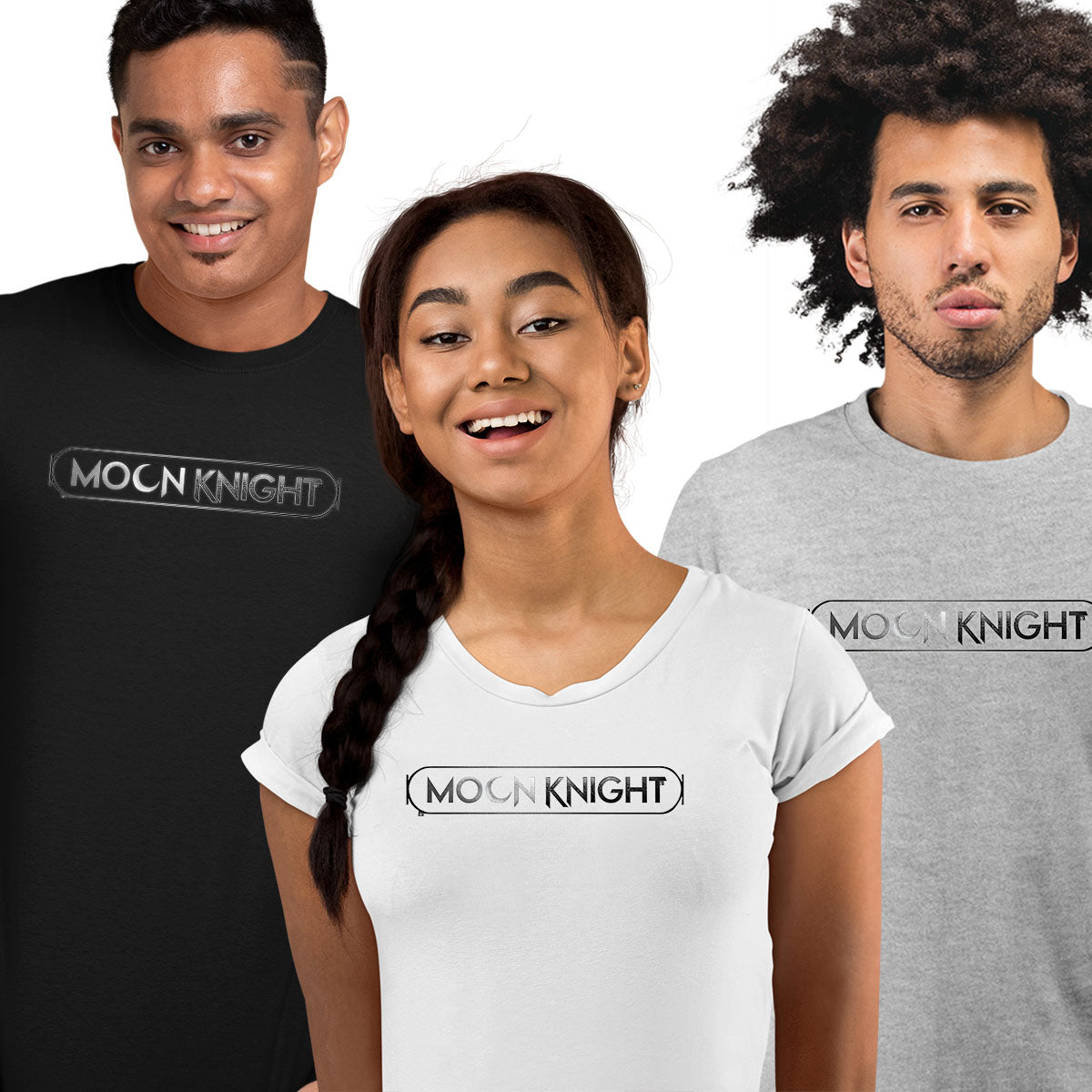 Moon Knight Logo T-shirt Crusader Marvel TV series Adult Tee - Kuzi Tees