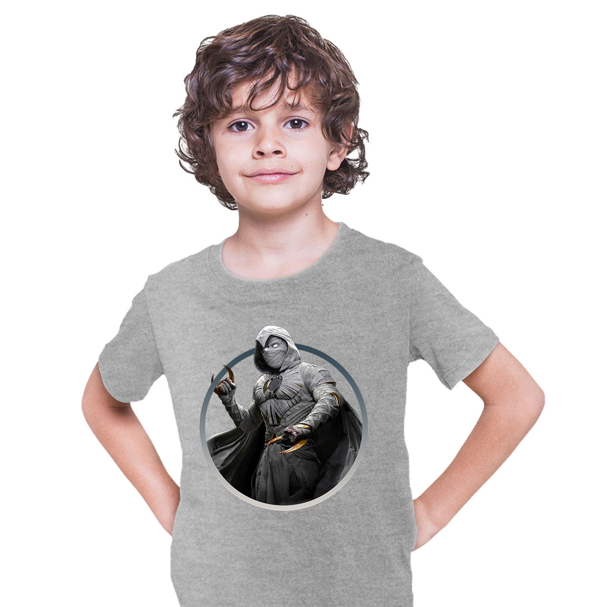 New Moon Knight T-shirt Crusader Marvel Tees for Kids - Kuzi Tees