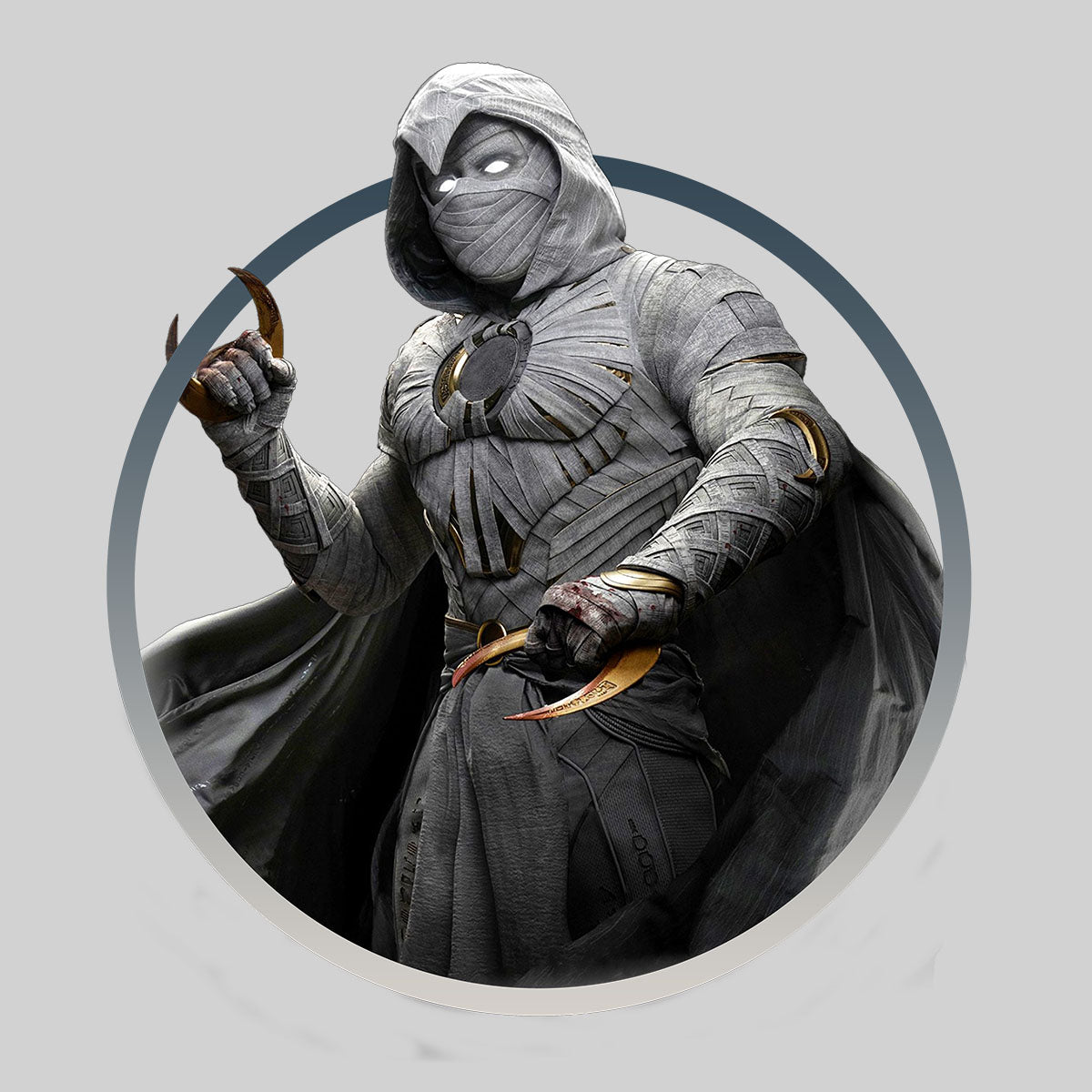 New Moon Knight T-shirt Crusader Marvel TV series Adult Tee - Kuzi Tees