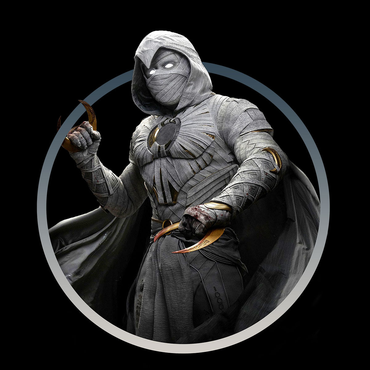 New Moon Knight T-shirt Crusader Marvel TV series Adult Tee - Kuzi Tees
