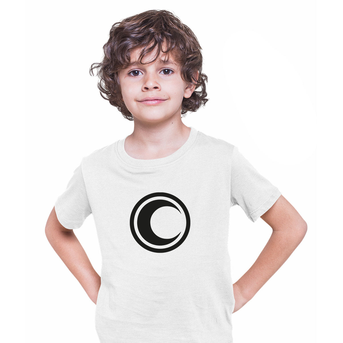 Moon Knight Symbol T-shirt Crusader Marvel TV series Tees for Kids - Kuzi Tees