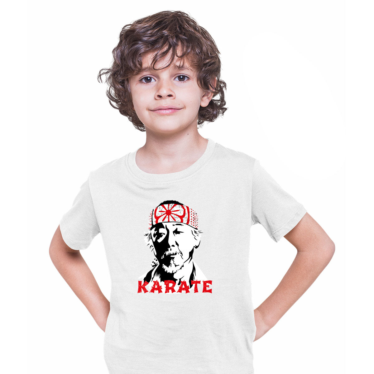 Mr Miyagi Karate Kid 80s Cult Movie Kids T-Shirt - Kuzi Tees