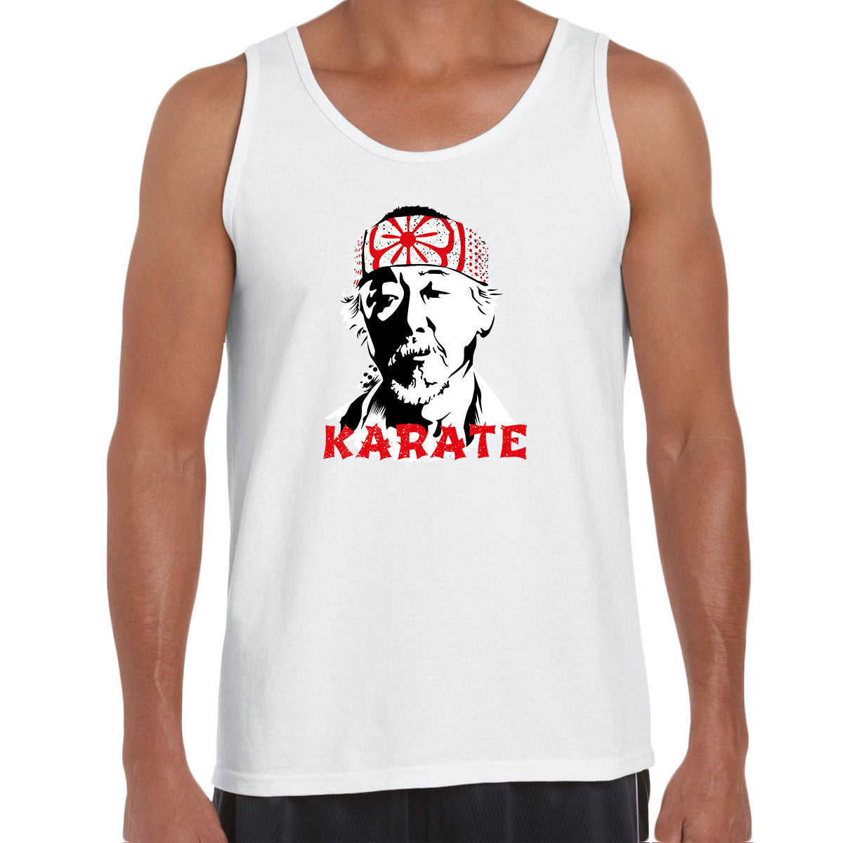 Mr Miyagi Karate Kid 80s Cult Movie Unisex Tank Top - Kuzi Tees