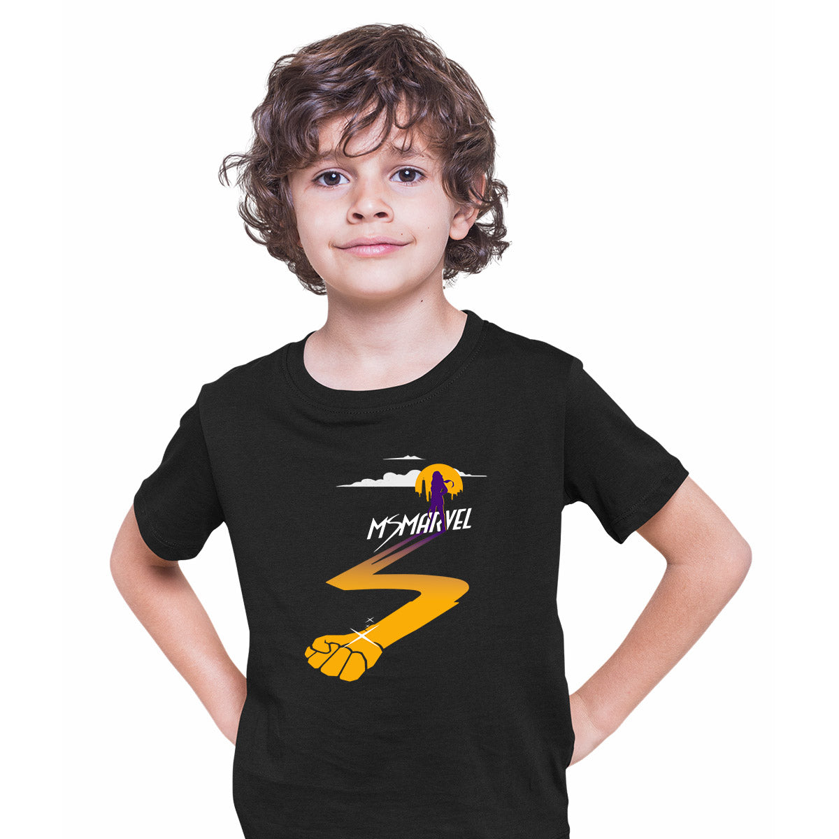 Ms Marvel Kids Superhero T-shirt - Kuzi Tees