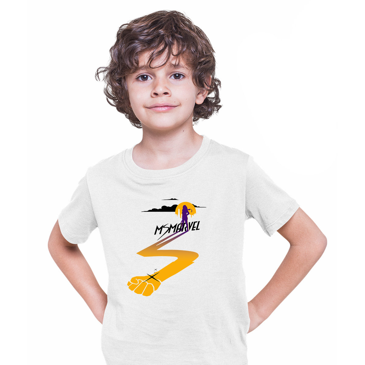 Ms Marvel Kids Superhero T-shirt - Kuzi Tees