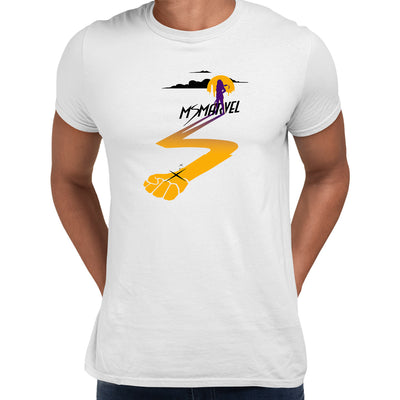 Ms Marvel Adult Graphical T-shirt Superhero - Kuzi Tees