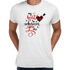 My heart is wherever you are Valentines Love T-shirt for men Unisex T-Shirt - Kuzi Tees