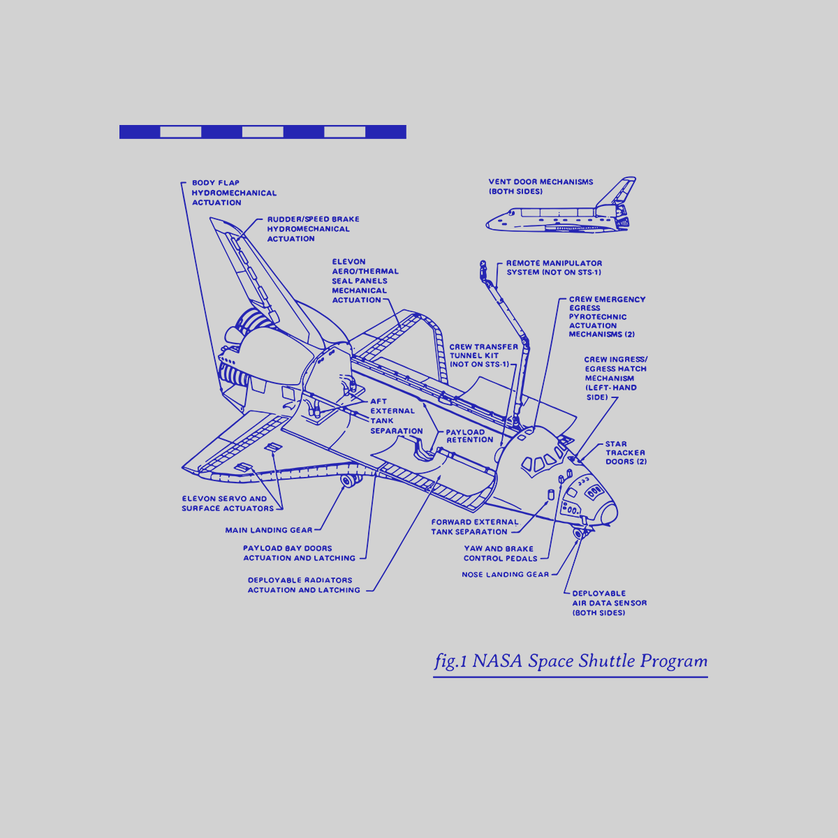 NASA Space Shuttle Program Official Unisex Tank Top - Kuzi Tees