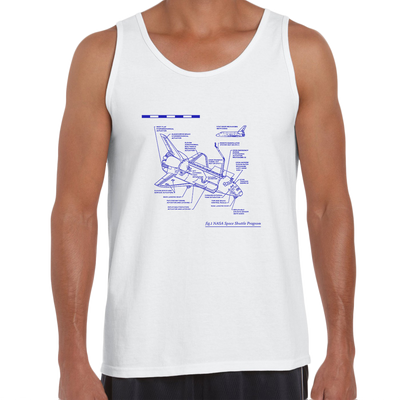 NASA Space Shuttle Program Official Unisex Tank Top - Kuzi Tees