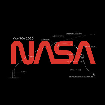 NASA & SpaceX First Historic Crewed Launch To Space May 30th 2020 - Kuzi Tees