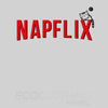 Napflix Funny Novelty Movie Streaming TV Adult Kids Birthday Gift Unisex T-Shirt Typography - Kuzi Tees