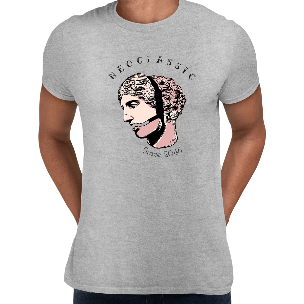 NeoClassic Unique Antic Sculpture Abstract Unisex T-shirt - Kuzi Tees