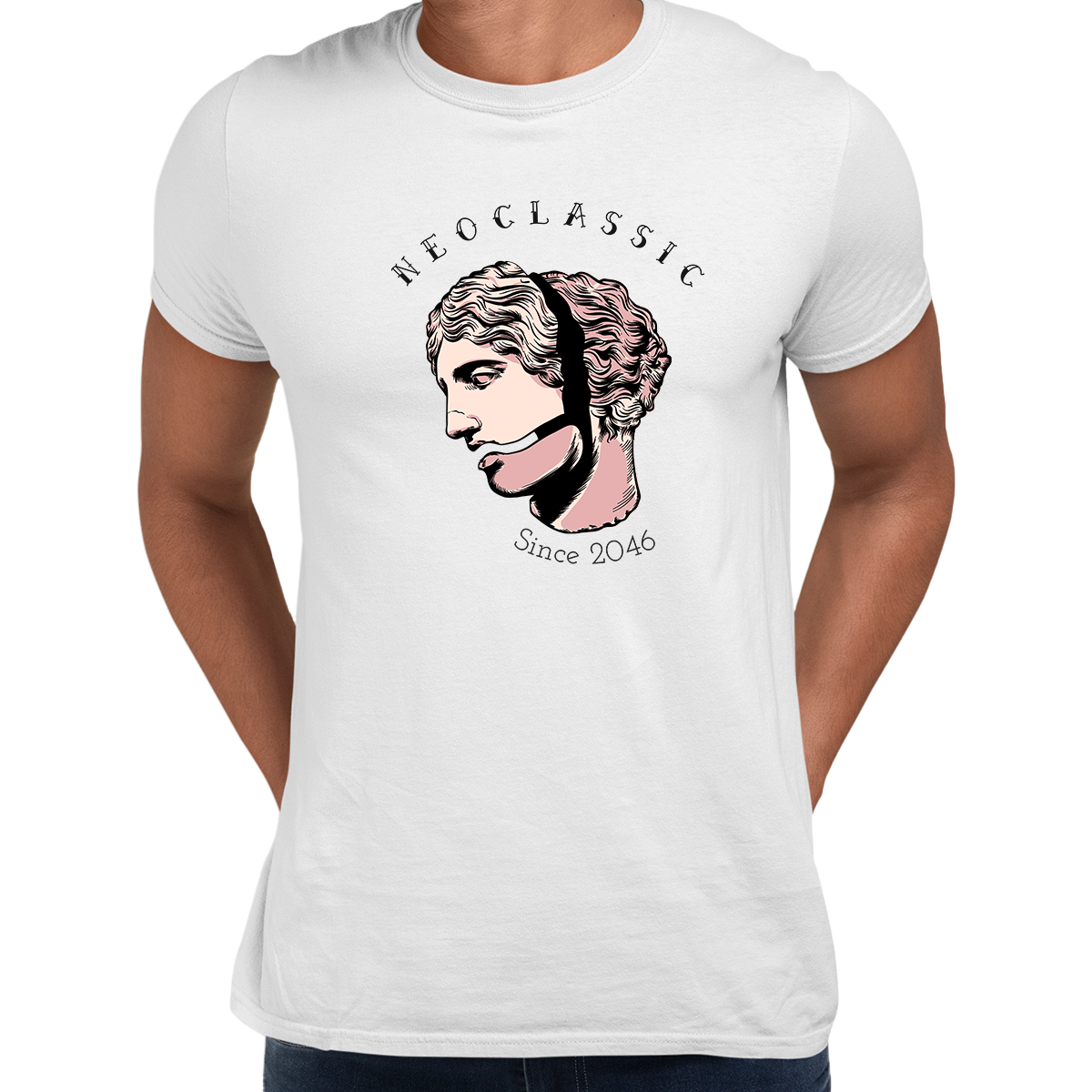 NeoClassic Unique Antic Sculpture Abstract Unisex T-shirt - Kuzi Tees