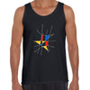 Mondrian Art Tee Typography Unisex Tank Top - Kuzi Tees