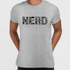 NERD typography tee including goodies and gadgets icon Art T-shirt - Kuzi Tees
