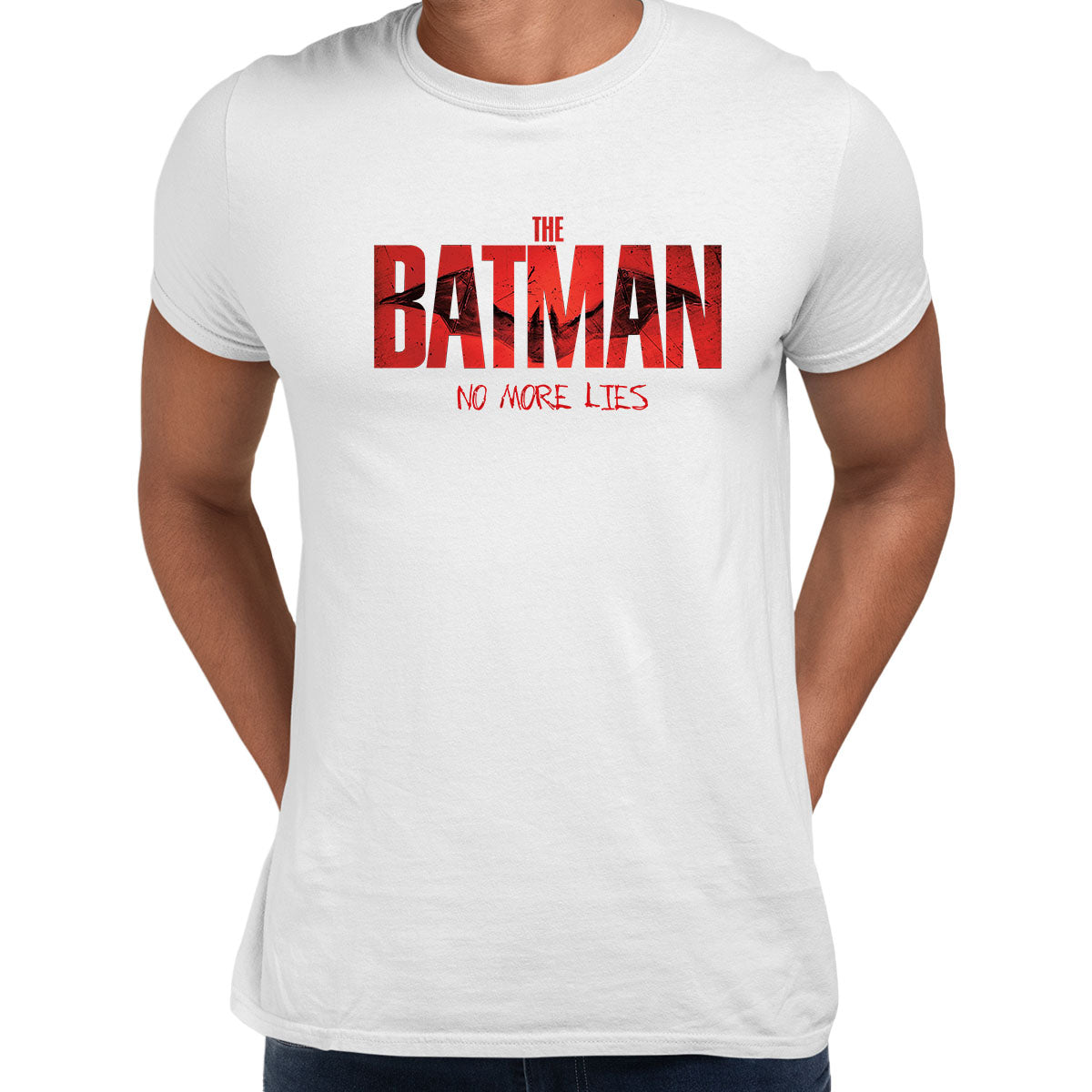 The Batman No More Lies Logo Movie T-shirt Batmobile Joker Riddler - Kuzi Tees