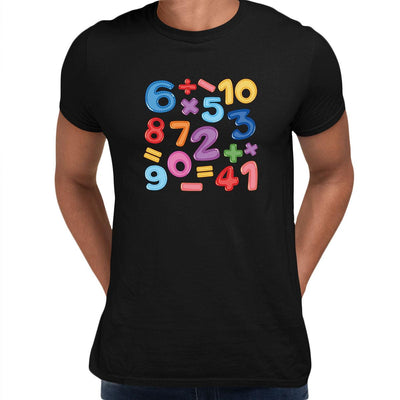 Colourful Number Day 2022 Maths Symbols School Unisex T-shirt - Kuzi Tees