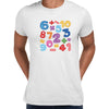 Colourful Number Day 2022 Maths Symbols School Unisex T-shirt - Kuzi Tees