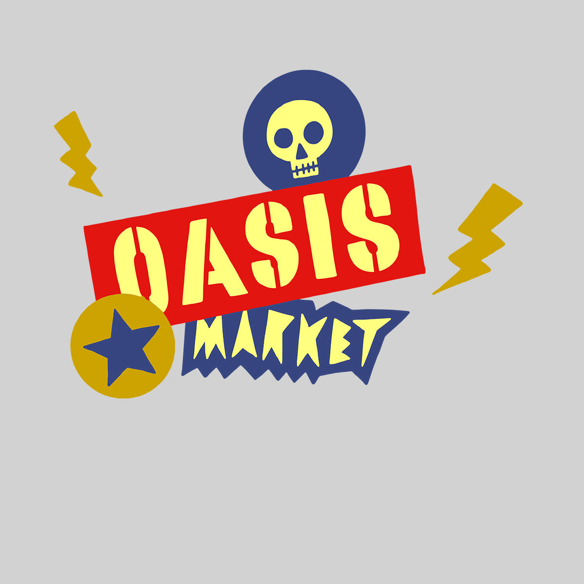 Oasis Market Birmingham Unisex T-Shirt - Kuzi Tees