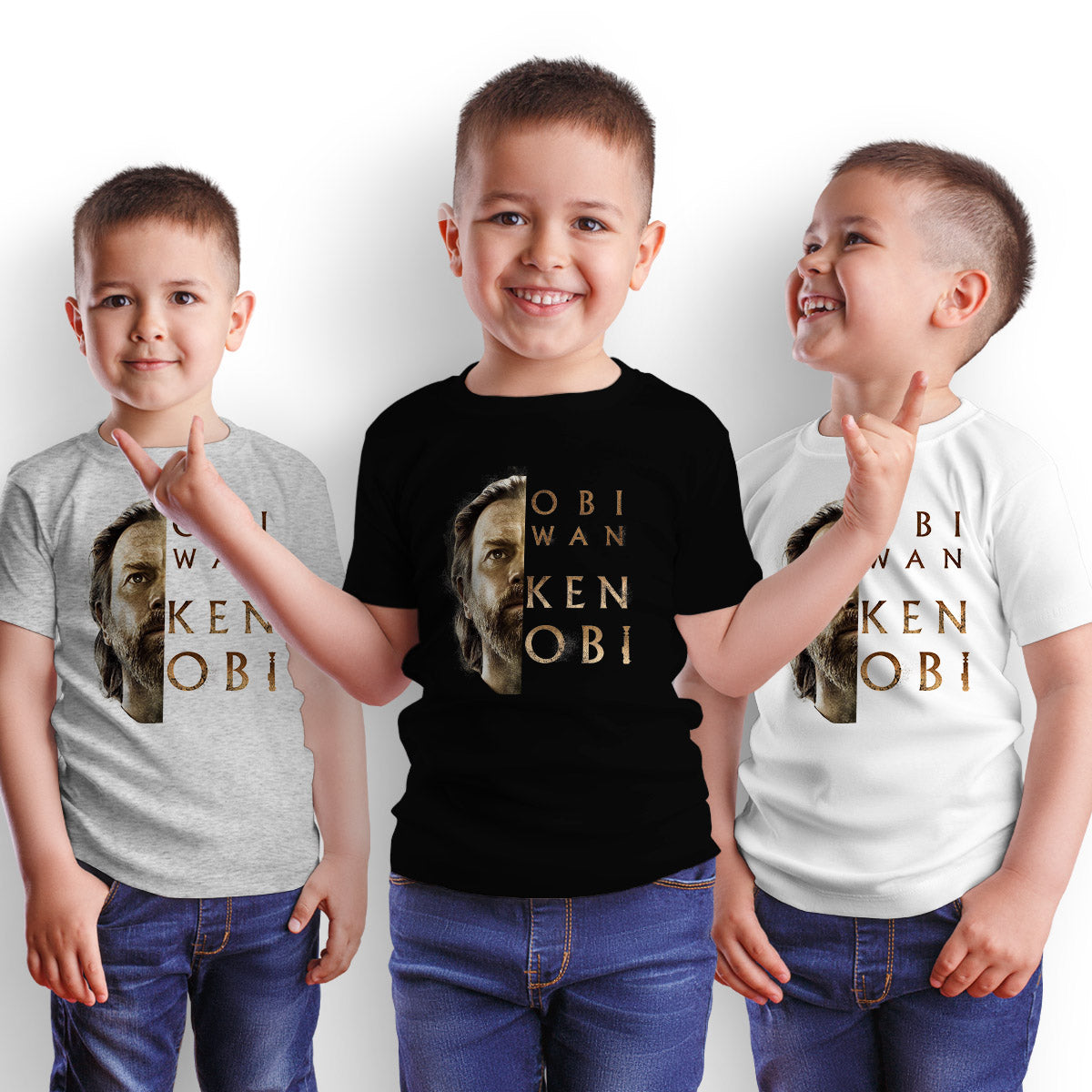 Obi Wan Kenobi Kids T-shirt TV series Star Wars Ewan McGregor - Kuzi Tees