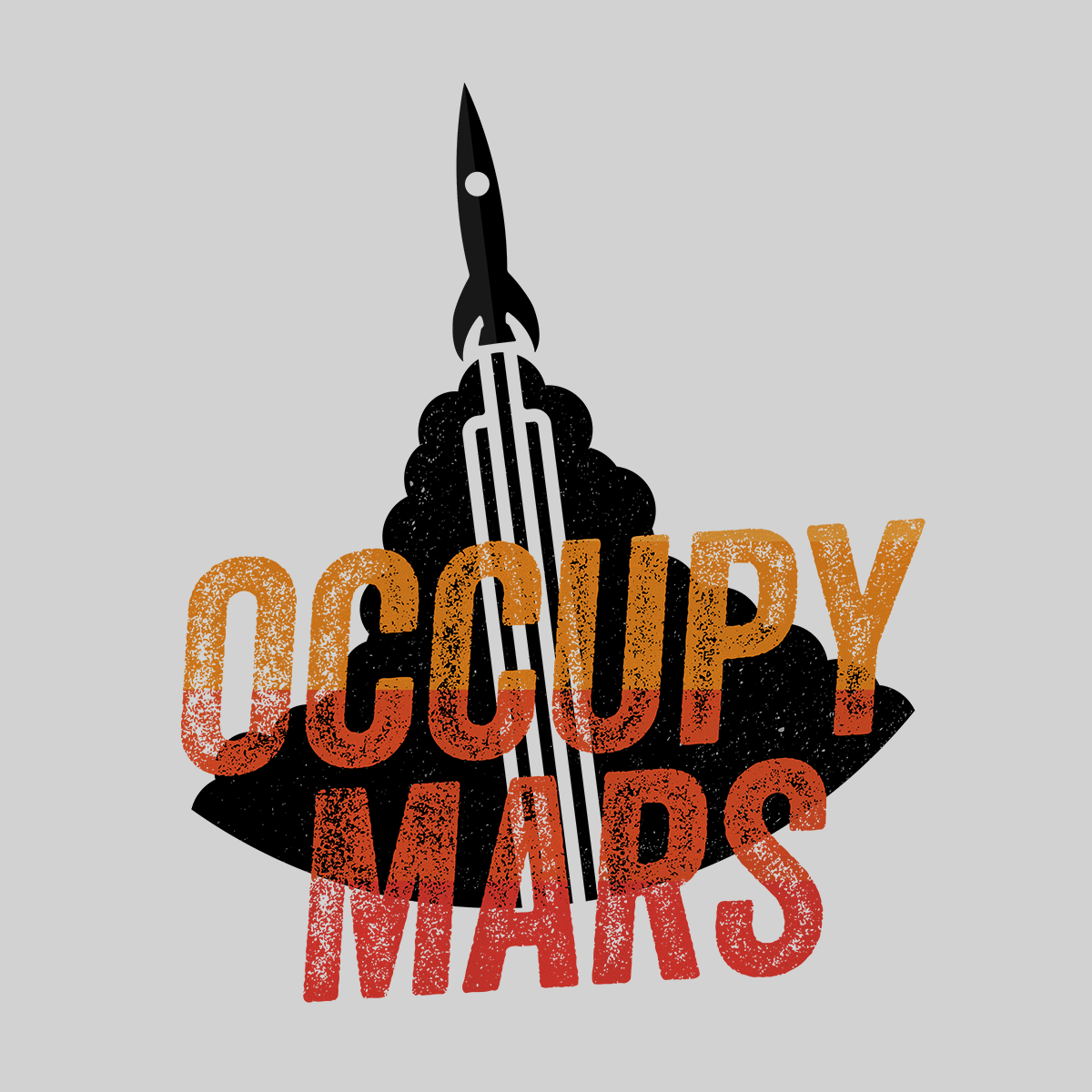 Black & White Tank Top Occupy MARS Nasa Space Project SpaceX Rocket Stars - Kuzi Tees