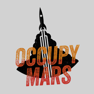 Black & White Tank Top Occupy MARS Nasa Space Project SpaceX Rocket Stars - Kuzi Tees