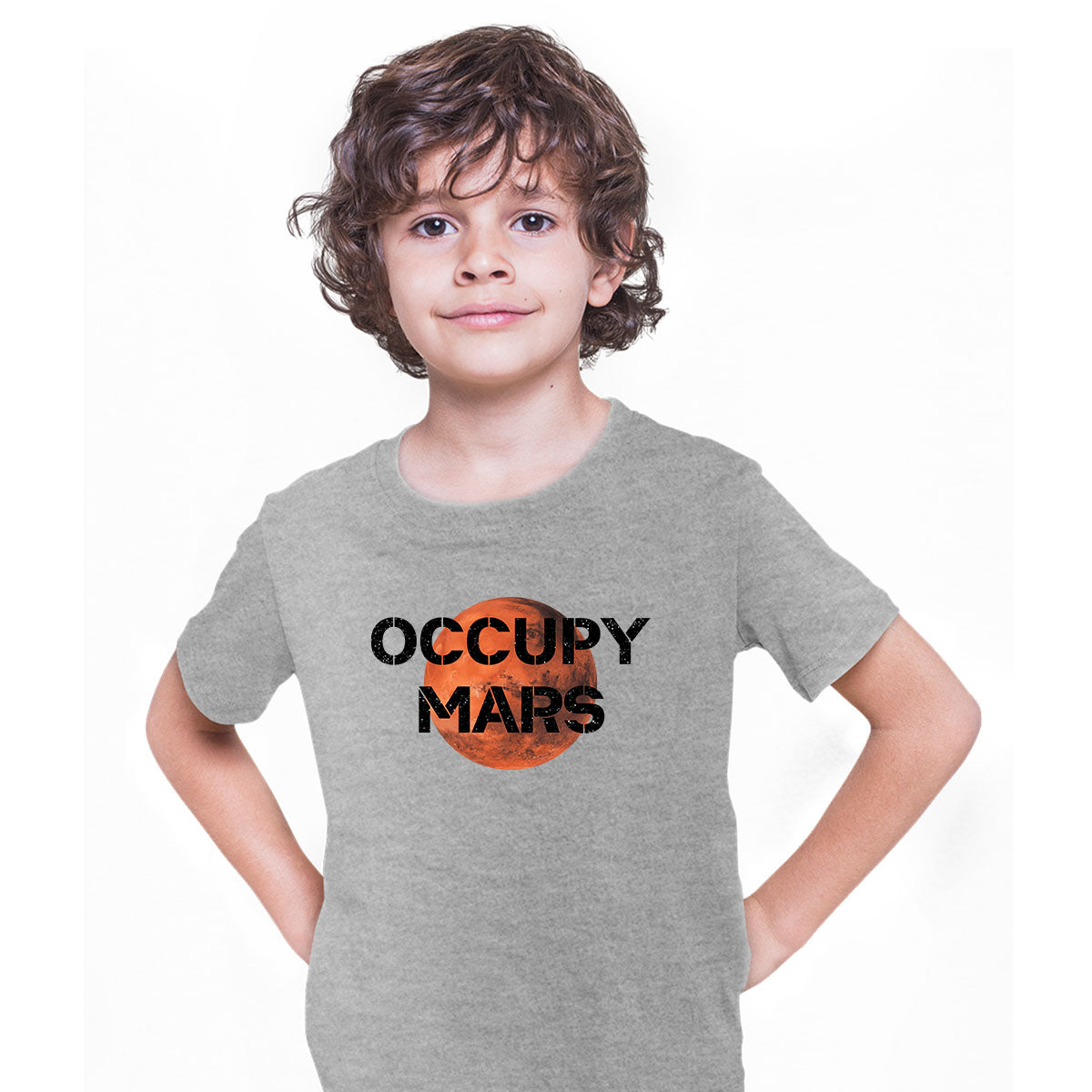 Occupy Mars Red Planet Landing 2021 Nasa perseverance Top T-shirt for Kids - Kuzi Tees