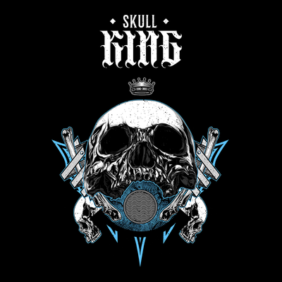 Old King Death Skull Bike Knighthood Grave Unisex Tank Top - Kuzi Tees