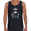 Old King Death Skull Bike Knighthood Grave Unisex Tank Top - Kuzi Tees