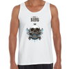 Old King Death Skull Bike Knighthood Grave Unisex Tank Top - Kuzi Tees