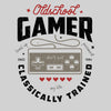 Mens Gaming T-Shirt Old School Gamer Retro Video Game Oldschool Gamer Unisex T-Shirt - Kuzi Tees