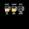 Optimist Pessimist Realist Mens Funny T-Shirt Novelty Joke T-Shirt Rude Gift Him Dad Birthday Slogan Unisex T-Shirt - Kuzi Tees