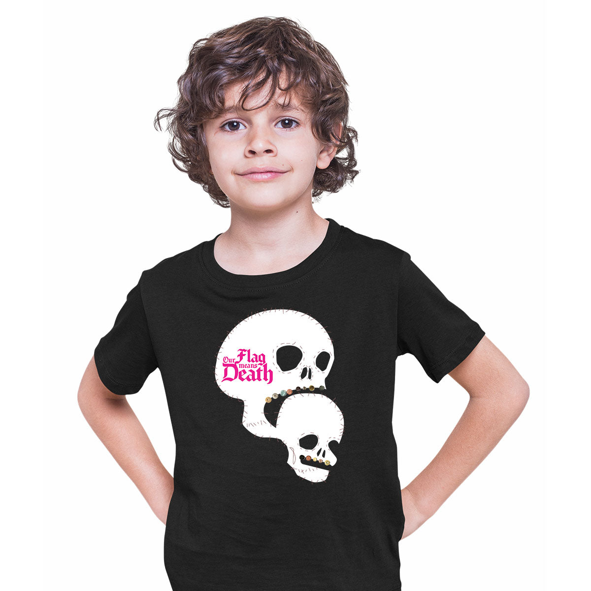 Our Flag Means Death t-shirt Skull Pirate TV movie series Kids Gift T-shirt - Kuzi Tees