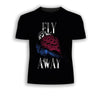 Fly Away Owl Halftone Animal Be Free T-Shirt - Kuzi Tees