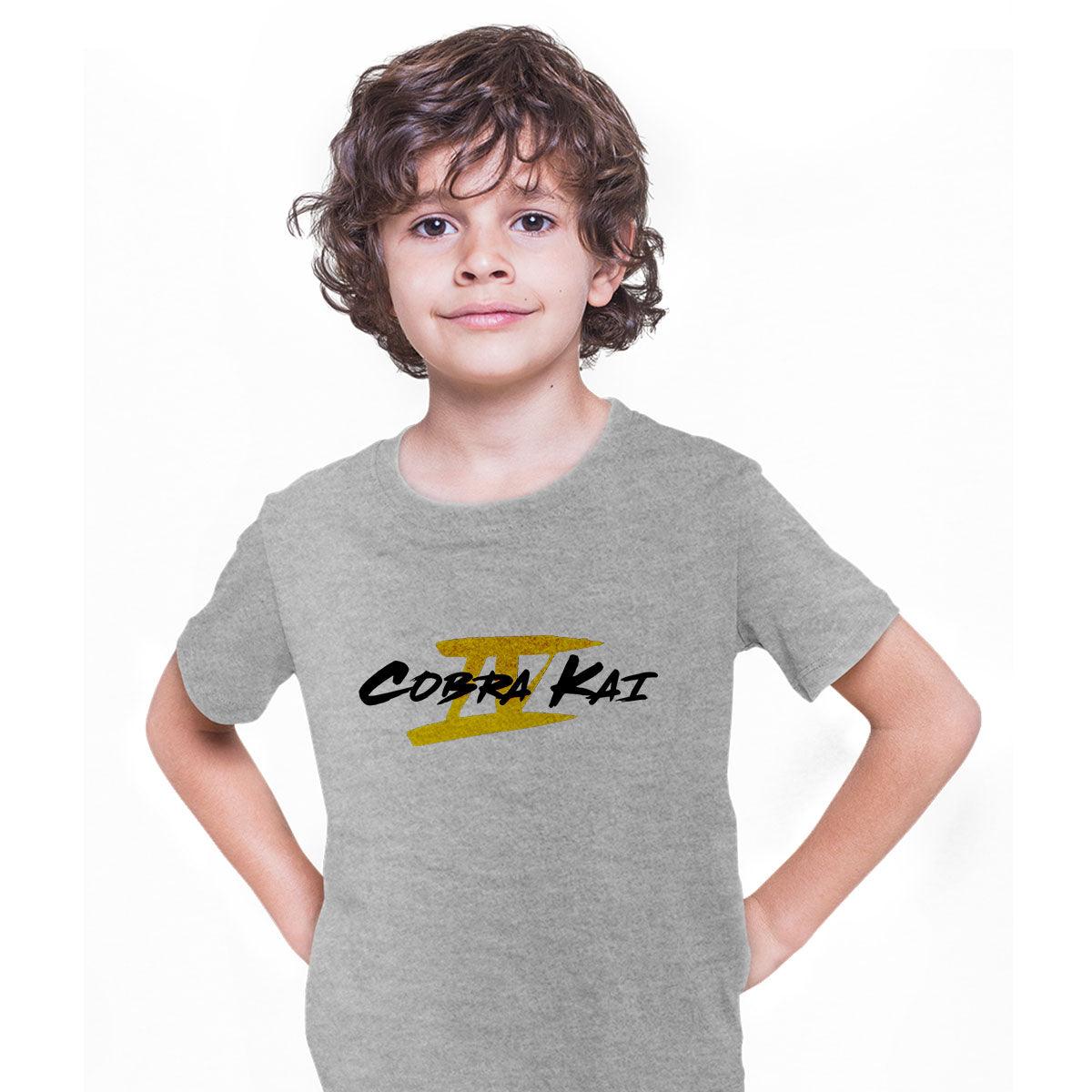Cobra Kai Logo 4 series Tee Karate Kid Movie Kung Fu Martial Arts Gift T-shirt for Kids - Kuzi Tees