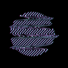 Retrofuturistic Sphere Shape with Glitch & Defect Effects Design Unisex T-shirt - Kuzi Tees