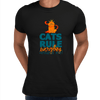 Cats Rule Everything Around Me - T-shirts For The Crazy Cat Ladies or Men - Kuzi Tees