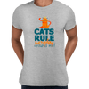 Cats Rule Everything Around Me - T-shirts For The Crazy Cat Ladies or Men - Kuzi Tees