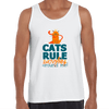Cats Rule Everything Around Me - T-shirts For The Crazy Cat Ladies or Men - Kuzi Tees