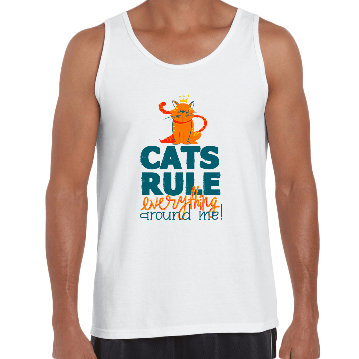 Cats Rule Everything Around Me - T-shirts For The Crazy Cat Ladies or Men - Kuzi Tees