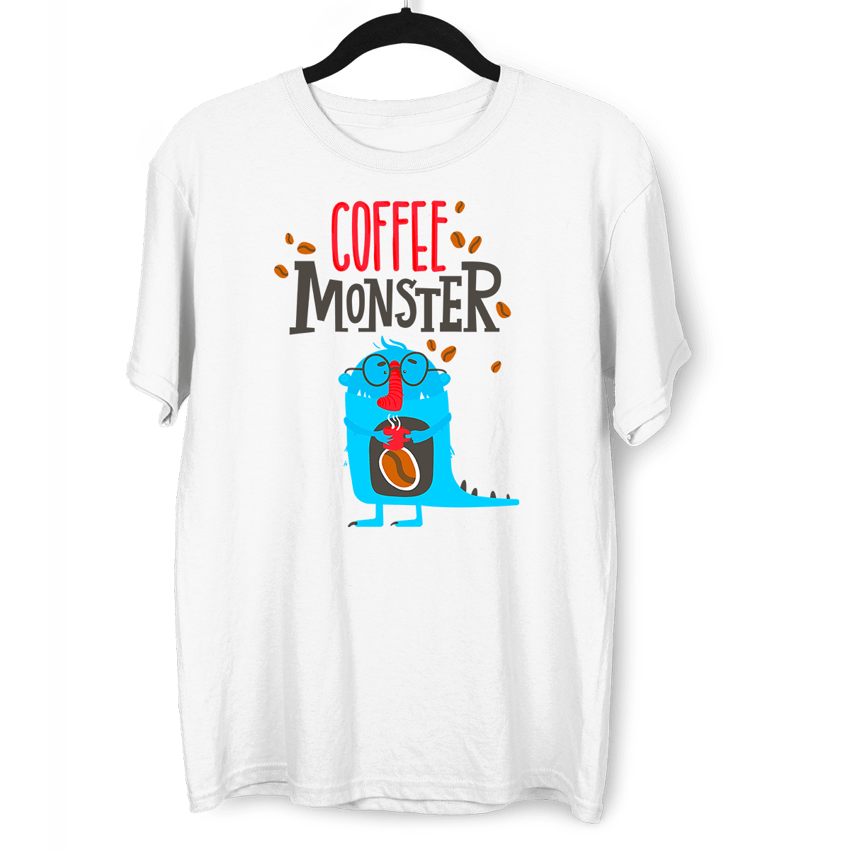 Coffee Monster T-shirts for Caffeine Freaks With An Attitude - Kuzi Tees