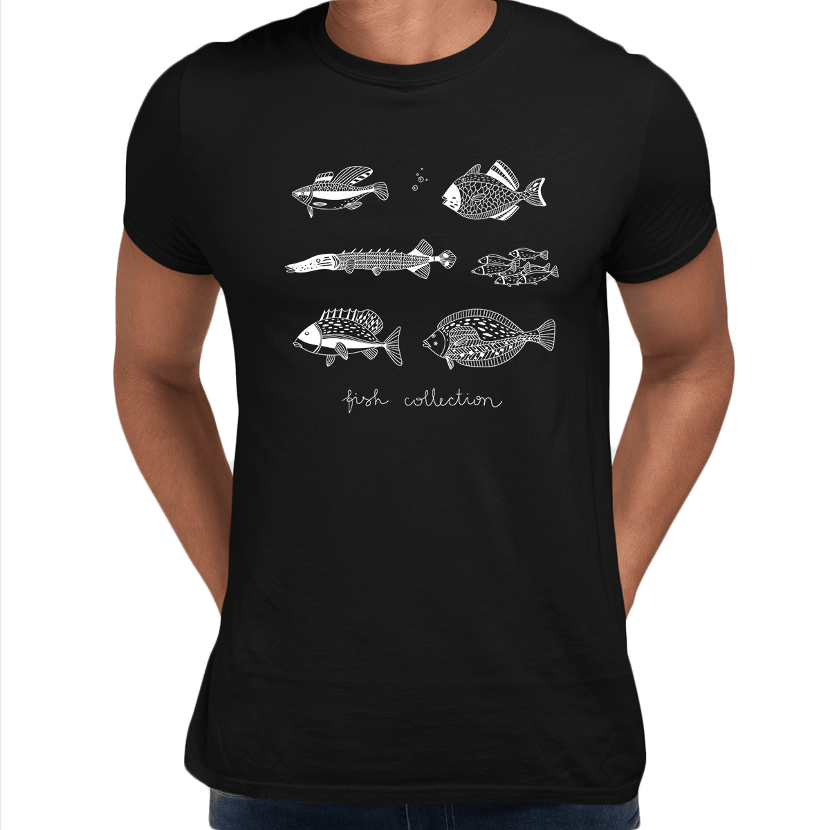 Hand Drawn 6 Fish Collection - Kuzi Tees