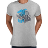 Isometric Elements Shapes Unique Crew Neck White T-Shirt Design - Kuzi Tees