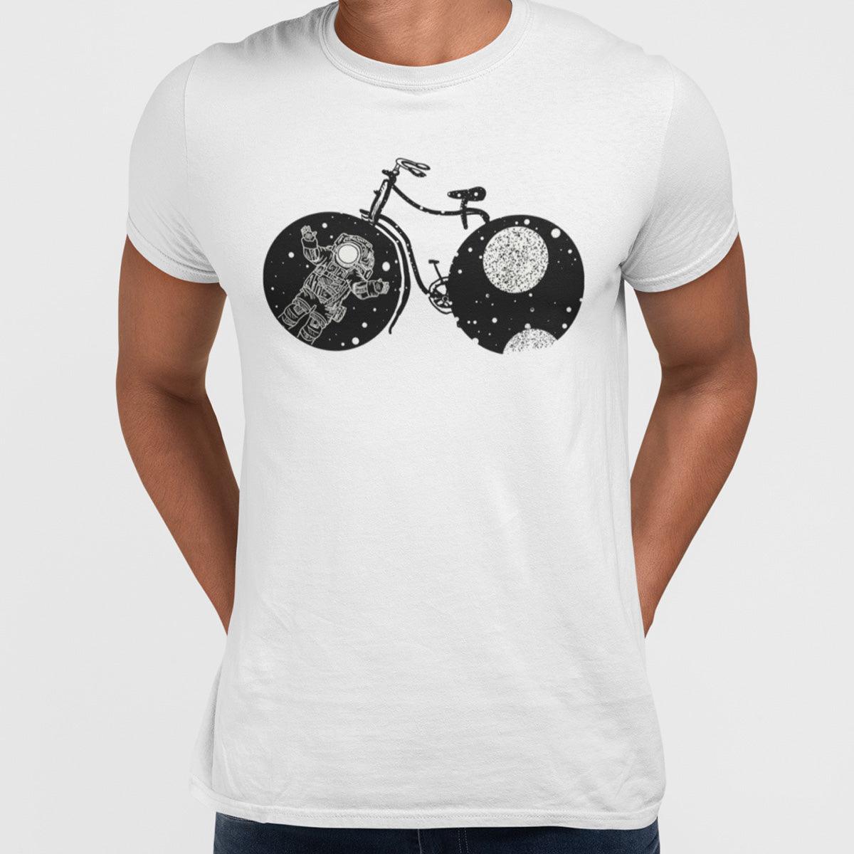 Boundless Universe Melting Abstract T-Shirt Design for all bicycle lovers - Kuzi Tees