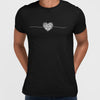 Tangled way to the heart - hand drawn scribble Valentines T-shirt edition - Kuzi Tees