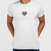 Tangled way to the heart - hand drawn scribble Valentines T-shirt edition - Kuzi Tees