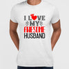 I love my awesome husband - valentine's day T-shirt edition - Kuzi Tees