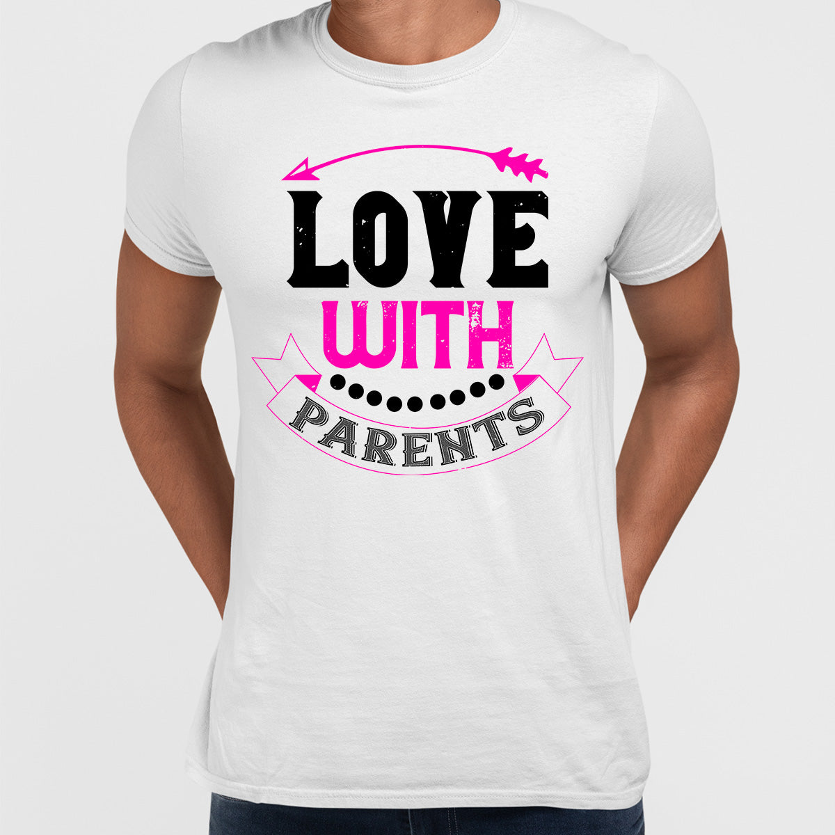 Love with parents - valentine's day Unisex T-shirt edition - Kuzi Tees